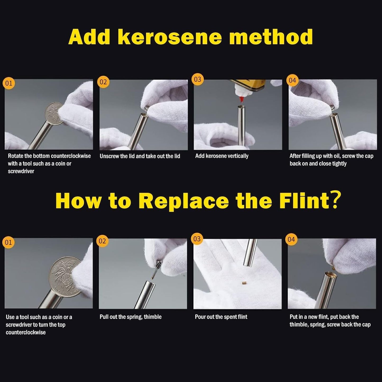 Generic Creative Mini Nunchaku Kerosene Lighter