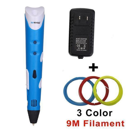 Electronic 3D Printing Pen 3d with 9M PLA