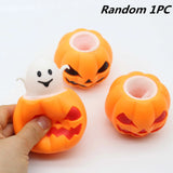 Funny Pumpkin Squirrel Astronaut Block Squeeze Anti-stress Toy