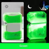 Luminous quicksand fluorescent gas lighter windproof