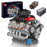 V8 Engine Building Blocks Sets 487pcs