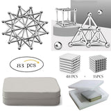 Creative Magnetic Sticks And Steel Spheres - 76pcs