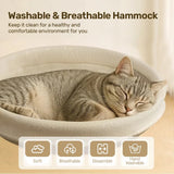 Large Cat Desk Bed Sturdy Rotating Cat Desk Perch Supports up to 50 lbs