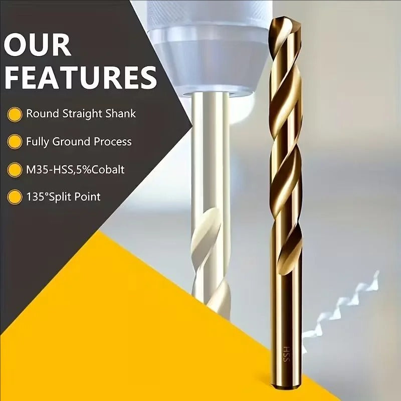13 Piece Multi-Purpose Drill Bit Set