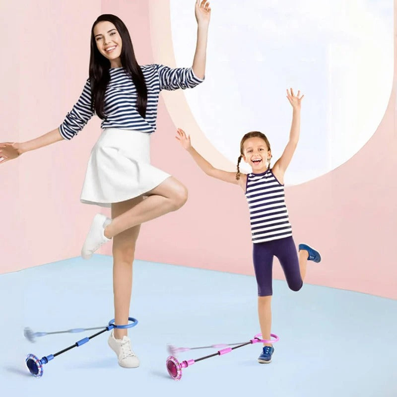 One Foot Flashing Skip Ball Jump Ropes Kids Glowing Bouncing Balls