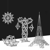 Creative Magnetic Sticks And Steel Spheres - 76pcs