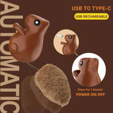 Electronic Squirrel Automatic Teasing Toy for Cat