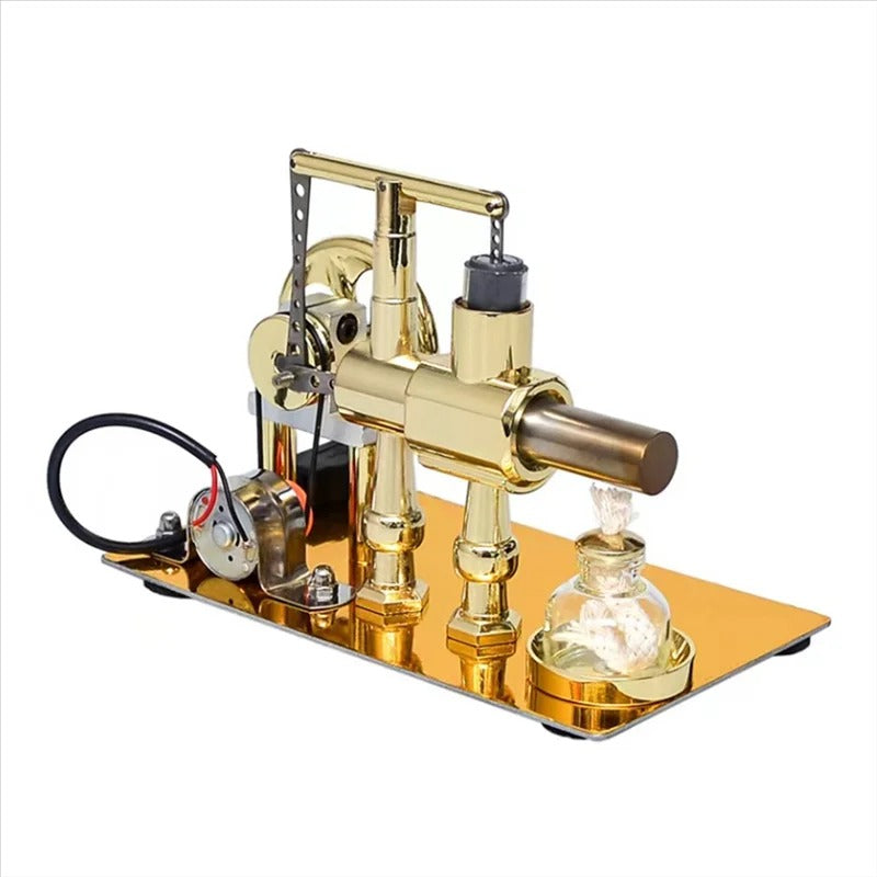 Durable-Hot Air Single Cylinder Stirling Engine