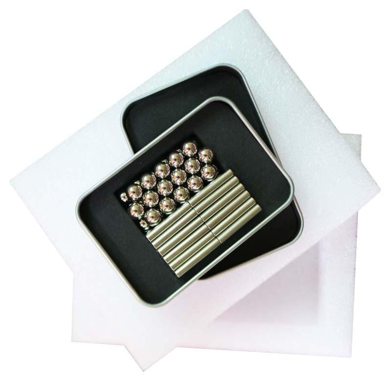 Creative Magnetic Sticks And Steel Spheres - 76pcs
