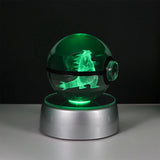 Pokemon 3D Crystal Ball with Base
