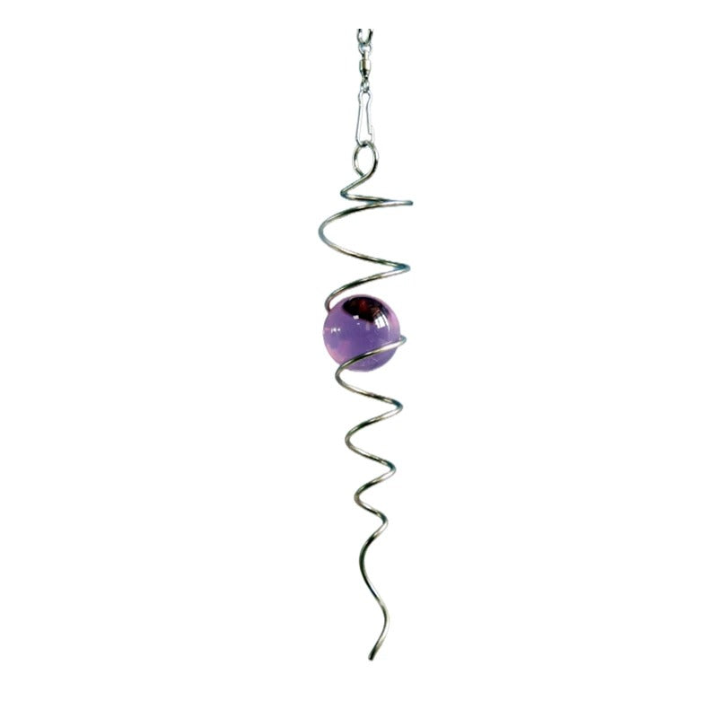 Stainless Steel Glass Ball With Hanging Swivel Hook