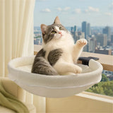 Large Cat Desk Bed Sturdy Rotating Cat Desk Perch Supports up to 50 lbs