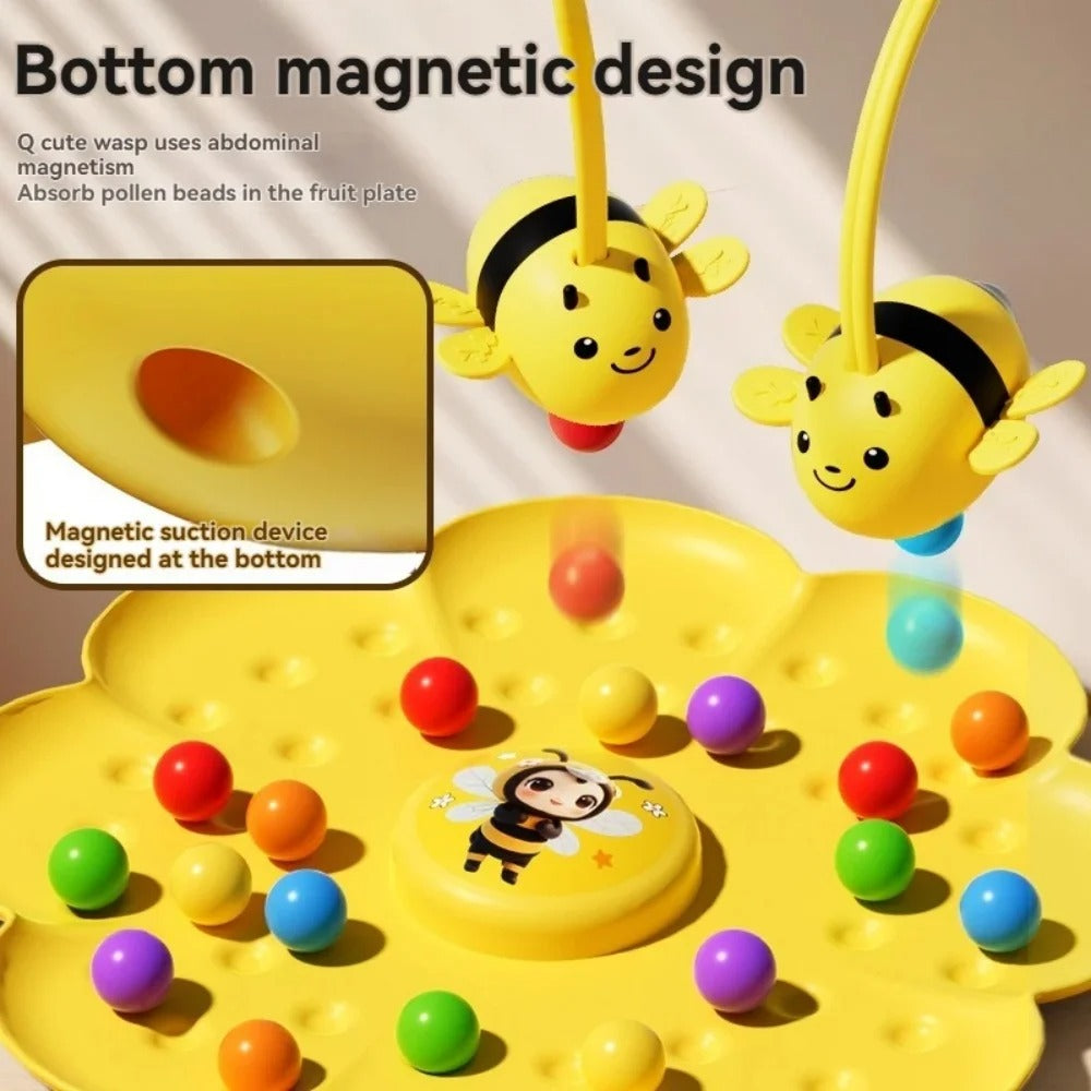 Bee Magnetic Toy Magnet Game with String