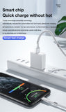 Portable & Tangle-Free Fast Charging Cable Cord with Magnetic Organizer for Android and iPhone