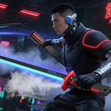 Laser Sword with Smoke Multi-Color Changing LED Lights