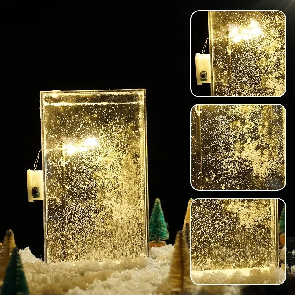 DIY Magic Snowy Landscape Night Light