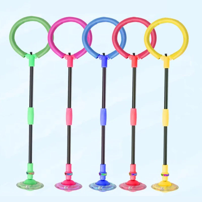One Foot Flashing Skip Ball Jump Ropes Kids Glowing Bouncing Balls