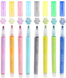Double Line Contour Color Pen 8pcs/Set