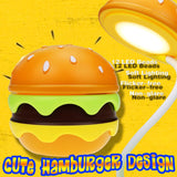 Hamburger Small Desk Lamps with Adjustable Neck Dimmable Touch Switch