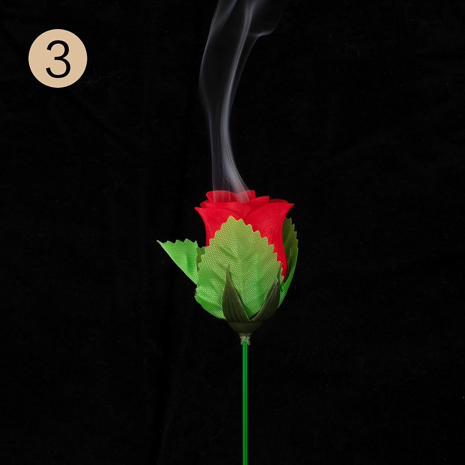 Pack of 6 Flame To Rose Appearing Magic Flower Torch