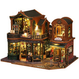 DIY Twilight Bookstore Dollhouse Handmade
