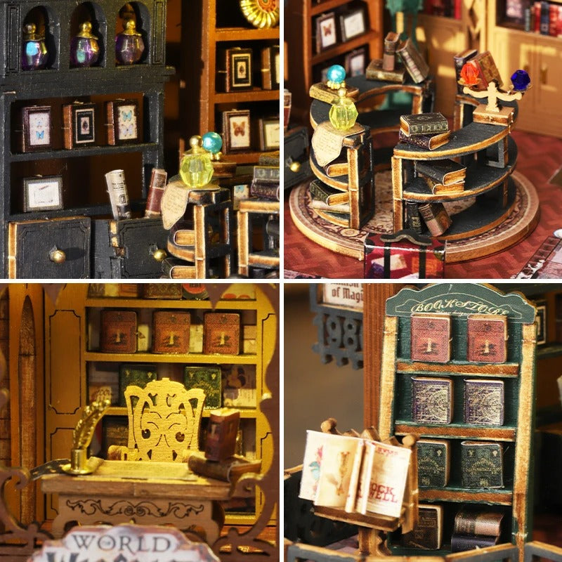 DIY Twilight Bookstore Dollhouse Handmade