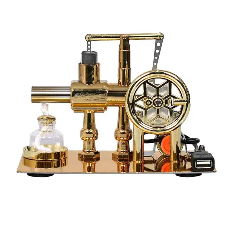 Durable-Hot Air Single Cylinder Stirling Engine