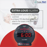 Sonic Alert Vibrating Alarm Clock Heavy Sleepers