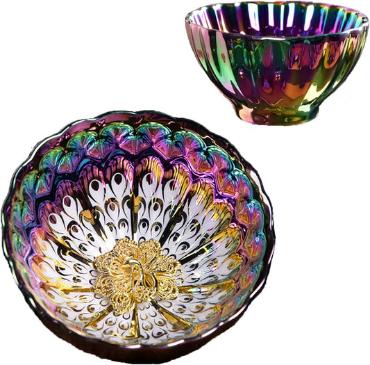Colorful Glazed Ceramic Jianzhan Teacup