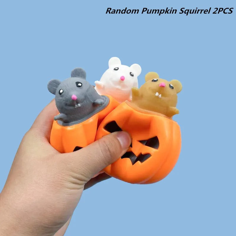 Funny Pumpkin Squirrel Astronaut Block Squeeze Anti-stress Toy