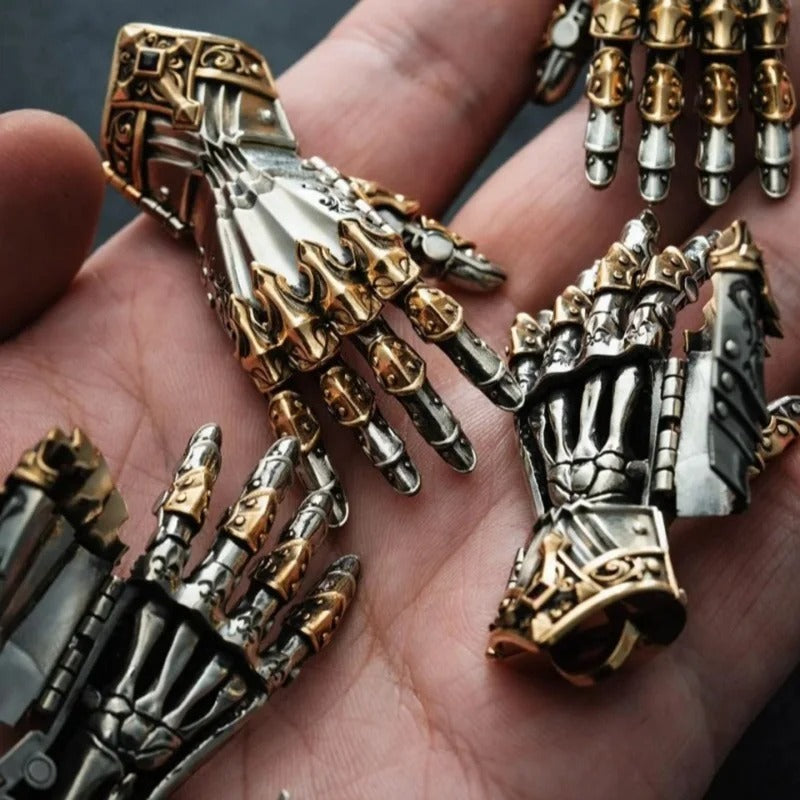 Robot Hand With Movable Fingers Mechanical Bionic Hand Pendant