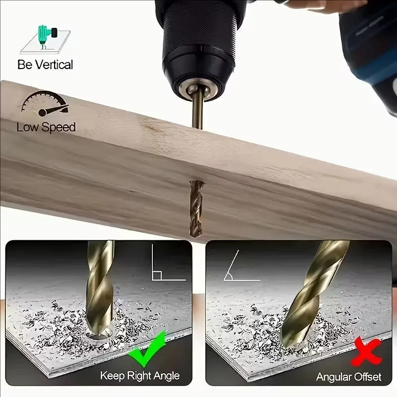 13 Piece Multi-Purpose Drill Bit Set