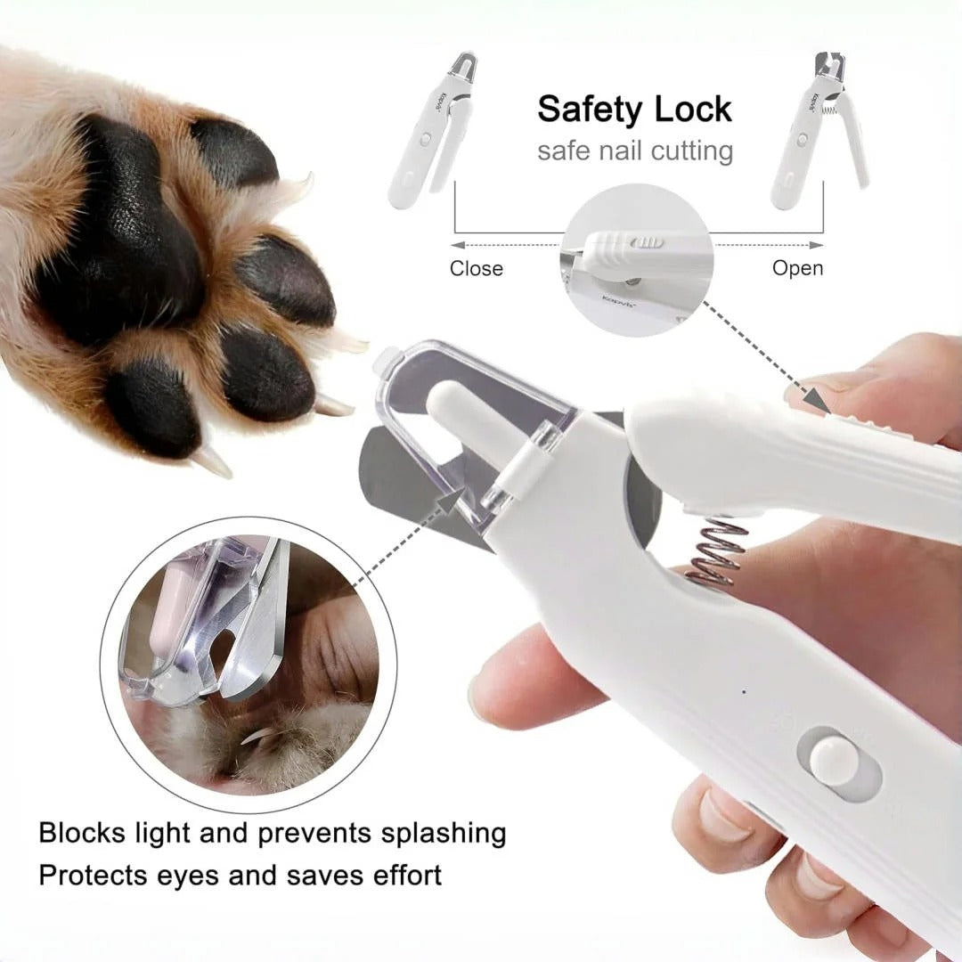 Pet Nail Clippers with 2 LED Lights
