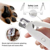 Pet Nail Clippers with 2 LED Lights