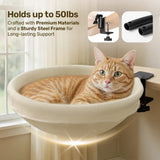 Large Cat Desk Bed Sturdy Rotating Cat Desk Perch Supports up to 50 lbs