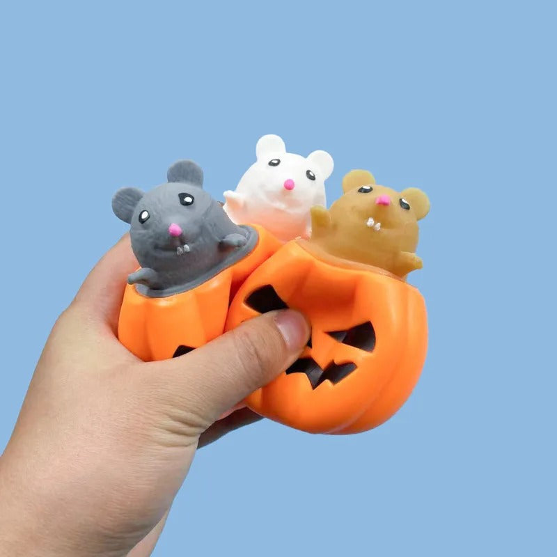 Funny Pumpkin Squirrel Astronaut Block Squeeze Anti-stress Toy