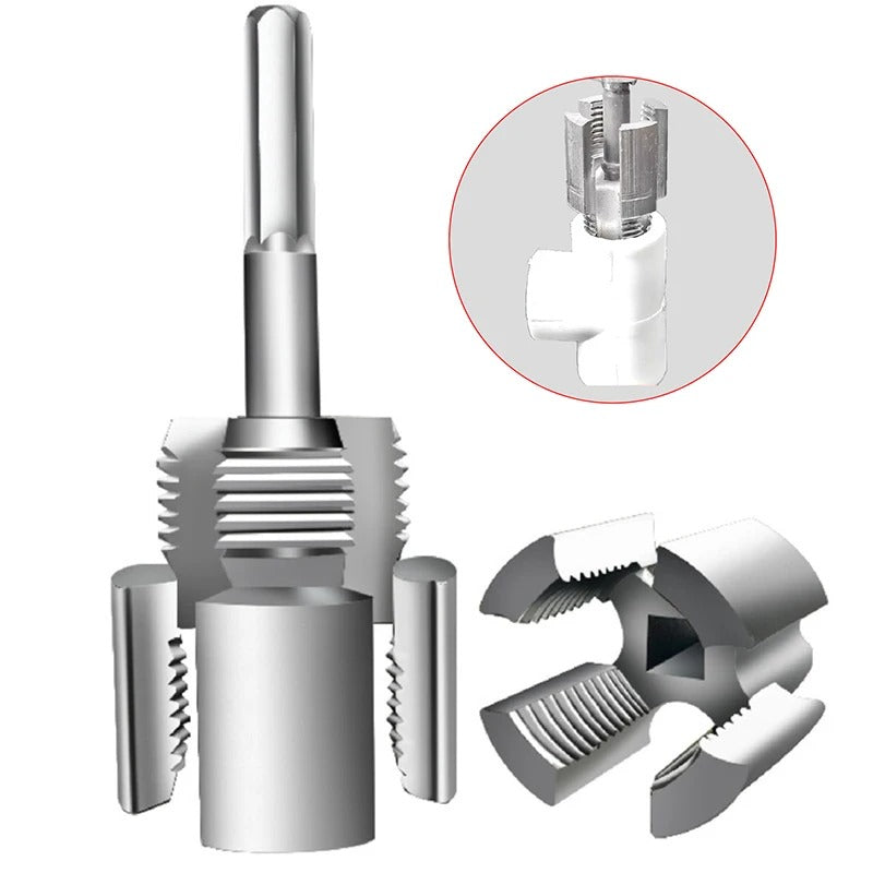 Integrated Internal & External Pipe Threading Tool