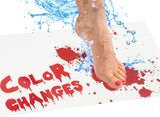 Color Changing Sheet Turns Red When Wet