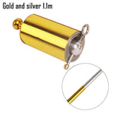 1Pc Stainless Steel Pocket Self-defense Telescopic Stick