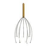 1pc  Hand Held Scalp Head Massager