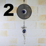 Creative Wind Chimes Spinner Spiral Rotating Crystal Hanging Ball