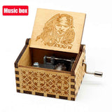 Antique Wooden Hand-Cranked Harry Potter Style Music Boxes