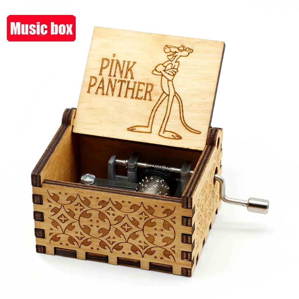 Antique Wooden Hand-Cranked Harry Potter Style Music Boxes