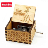 Antique Wooden Hand-Cranked Harry Potter Style Music Boxes