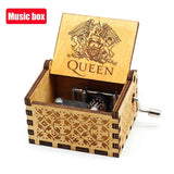 Antique Wooden Hand-Cranked Harry Potter Style Music Boxes