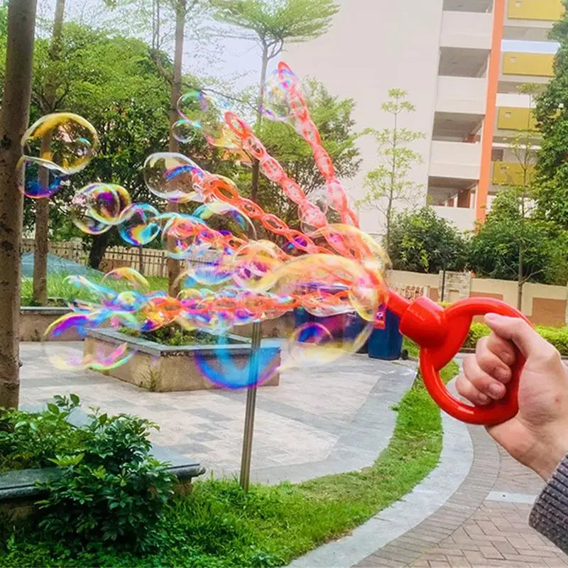 2-Pcs Wand 32 Holes Handheld Smiling Face Bubble Stick