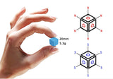 10pcs Magnetic Building Blocks Gold iron diamond Ore Cube Model New Magnet Creative Designer DIY Toys for Children