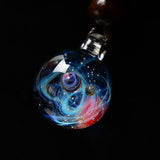 Universe Glass Bead Planets Pendants