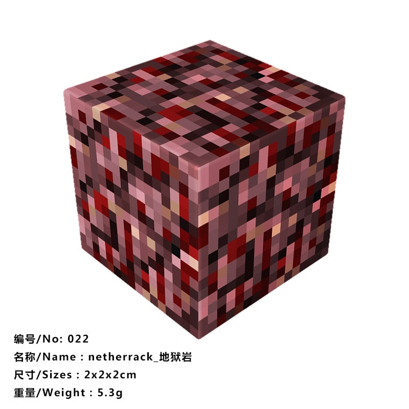10pcs Magnetic Building Blocks Gold iron diamond Ore Cube Model New Magnet Creative Designer DIY Toys for Children