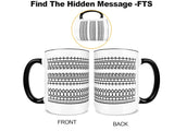 Hidden Message Ceramic Coffee Mug